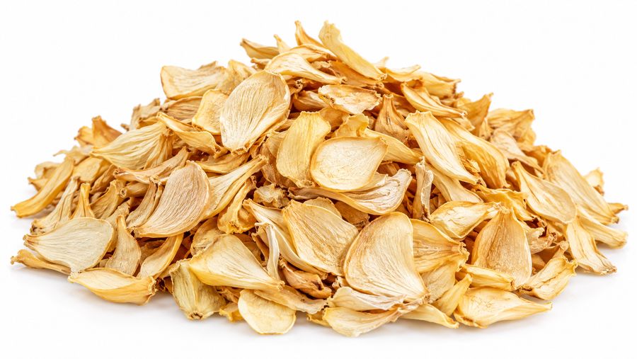 Dried garlic